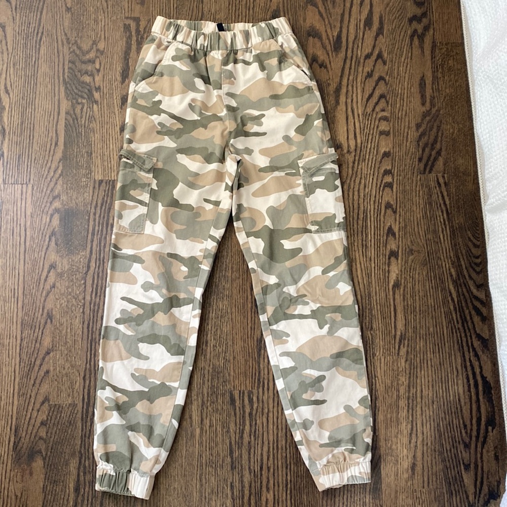 Camo cargo pants